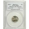 Image 1 : 1981-P 25C --Struck on a Dime Planchet--MS62 PCGS. The 