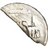 Image 2 : 1962 50C Franklin Half--Struck on a Split Planchet Fra 