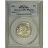 Image 3 : 1964 50C Kennedy Half--Struck on a 25C Planchet--MS63 