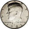 Image 1 : 1981-P 50C Kennedy Half--Struck on a Dominican Republi 