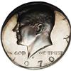 Image 1 : 1970-S 50C Kennedy Half--Struck on a 25C Planchet--PR6 