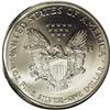 Image 2 : 2002 S$1 Silver Eagle--Partial Collar--MS66 NGC. A bro 