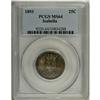 Image 1 : 1893 25C Isabella Quarter MS64 PCGS. A boldly struck n 