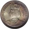 Image 1 : 1893 25C Isabella Quarter MS66 NGC. Cherry-red, ocean- 