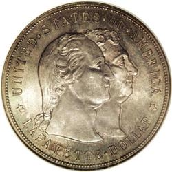 1900 S$1 Lafayette Dollar MS65 NGC. DuVall 1-B. Lovely 