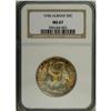 Image 1 : 1936 50C Albany MS67 NGC. Impressive maroon-gold tab t 