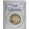 Image 3 : 1935-D 50C Arkansas MS67 PCGS. The surfaces are highly 