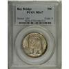 Image 1 : 1936-S 50C Bay Bridge MS67 PCGS. Pastel rose, powder-b 