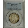 Image 1 : 1936-S 50C Bay Bridge MS67 PCGS. Soft gold-gray patina 