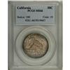Image 1 : 1925-S 50C California MS66 PCGS. Impressively toned wi 
