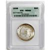 Image 1 : 1936 50C Gettysburg MS66 ICG. A satiny piece with prom 
