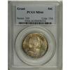 Image 1 : 1922 50C Grant no Star MS66 PCGS. Medium honey and ivo 