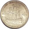 Image 2 : 1924 50C Huguenot MS67 NGC. Delicate gold and violet p 