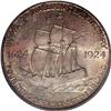 Image 2 : 1924 50C Huguenot MS67 PCGS. Like many Huguenot halves 