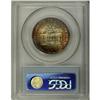 Image 2 : 1946 50C Iowa MS67 PCGS. Reddish-orange and magenta pa 