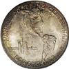 Image 2 : 1923-S 50C Monroe MS65 PCGS. Gold-green, orange, and p 