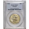 Image 1 : 1936 50C Oregon MS67 PCGS. Bright luster radiates from 