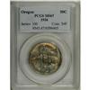 Image 1 : 1936 50C Oregon MS67 PCGS. Deep and iridescent apple-g 