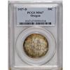 Image 1 : 1937-D 50C Oregon MS67 PCGS. Splashes of olive-green a 