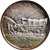 Image 2 : 1938-S 50C Oregon MS68 NGC. Apricot-gold and lime toni 