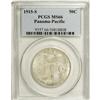 Image 3 : 1915-S 50C Panama-Pacific MS66 PCGS. Light silver-gold 