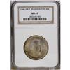 Image 1 : 1946-S 50C Booker T. Washington MS67 NGC. Lovely rainb 