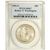 Image 3 : 1951-S 50C Booker T. Washington MS67 PCGS. The surface 