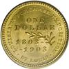 Image 2 : 1903 G$1 Louisiana Purchase/Jefferson MS66 PCGS. Lustr 