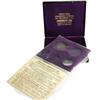 Image 1 : Five-Piece Pan-Pac Commemorative Set Holder, Box & Inse 