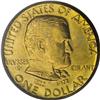 Image 1 : 1922 G$1 Grant no Star MS66 PCGS. A gorgeous apricot-g 
