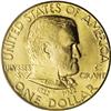 Image 1 : 1922 G$1 Grant with Star MS64 PCGS. A vibrant yellow-g 