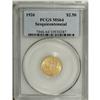 Image 1 : 1926 $2 1/2 Sesquicentennial MS64 PCGS. The bright yel 