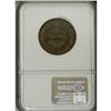 Image 2 : 1847 1C Hawaii Cent MS63 Brown NGC. This solidly struc 