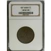 Image 1 : 1847 1C Hawaii Cent MS62 Red and Brown NGC. The surfac 