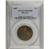 Image 3 : 1847 1C Hawaii Cent MS63 Red and Brown PCGS. Crosslet 