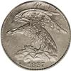 Image 1 : 1837 3C Feuchtwanger Three Cent Eagle MS62 PCGS. Well 