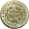 Image 2 : 1837 1C Feuchtwanger Cent MS67 NGC. Low-120, HT-268, B 