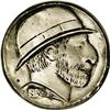 Image 1 : This lot is a "put-together" counterfeit hobo nickel, w This lot is a "put-together" counterfeit hob