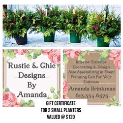 Christmas Planters