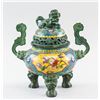 Image 1 : Chinese Cloisonne Bronze Censer with Qianlong MK