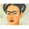 Image 3 : Attr Frida Kahlo Mexican Oil Canvas Self-Portrait