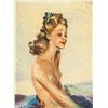 Image 2 : Signed Oil on Canvas Nude Portrait