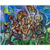 Image 1 : Evan Magar "Emotions II" Oil and Acrylic on Canvas