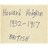 Image 7 : Howard Hodgkin British Oil on Canvas 2016