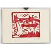 Image 2 : Lyonel Feininger American Signed Woodcut on Paper