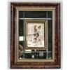 Image 2 : Carved Figure in 925 Silver on Mirror with Frame