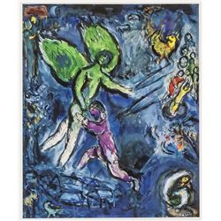 Marc Chagall French Surrealist Signed Lithograph