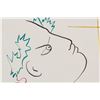 Image 3 : Jean Cocteau French Ink on Paper Portrait