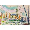 Image 3 : After Paul Signac French Watercolor on Paper
