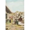 Image 1 : John Doyle Oil on Canvas Woman Working